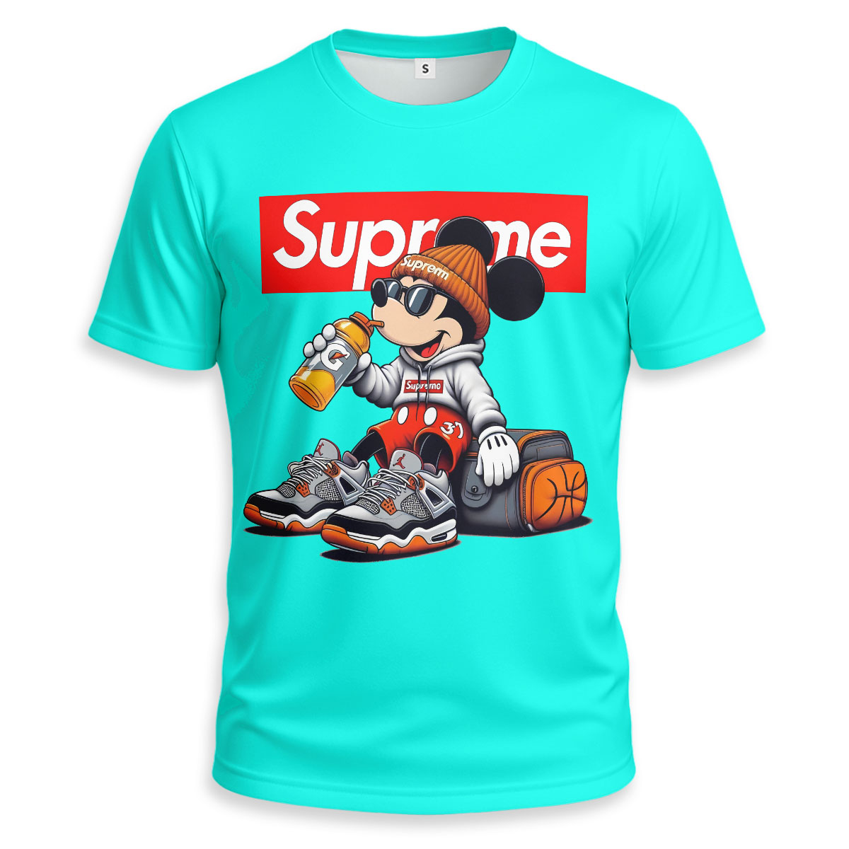 SUPREME x Mickey Unisex T-shirt - Regular Fit