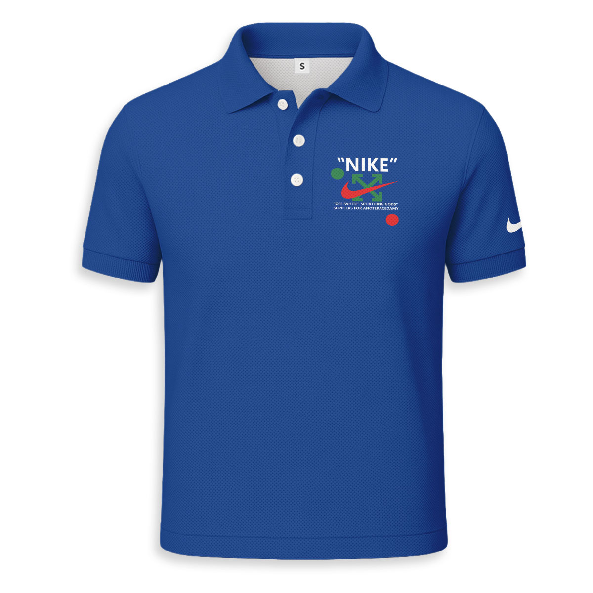 Off White Nike Unisex Polo Shirt - Regular Fit