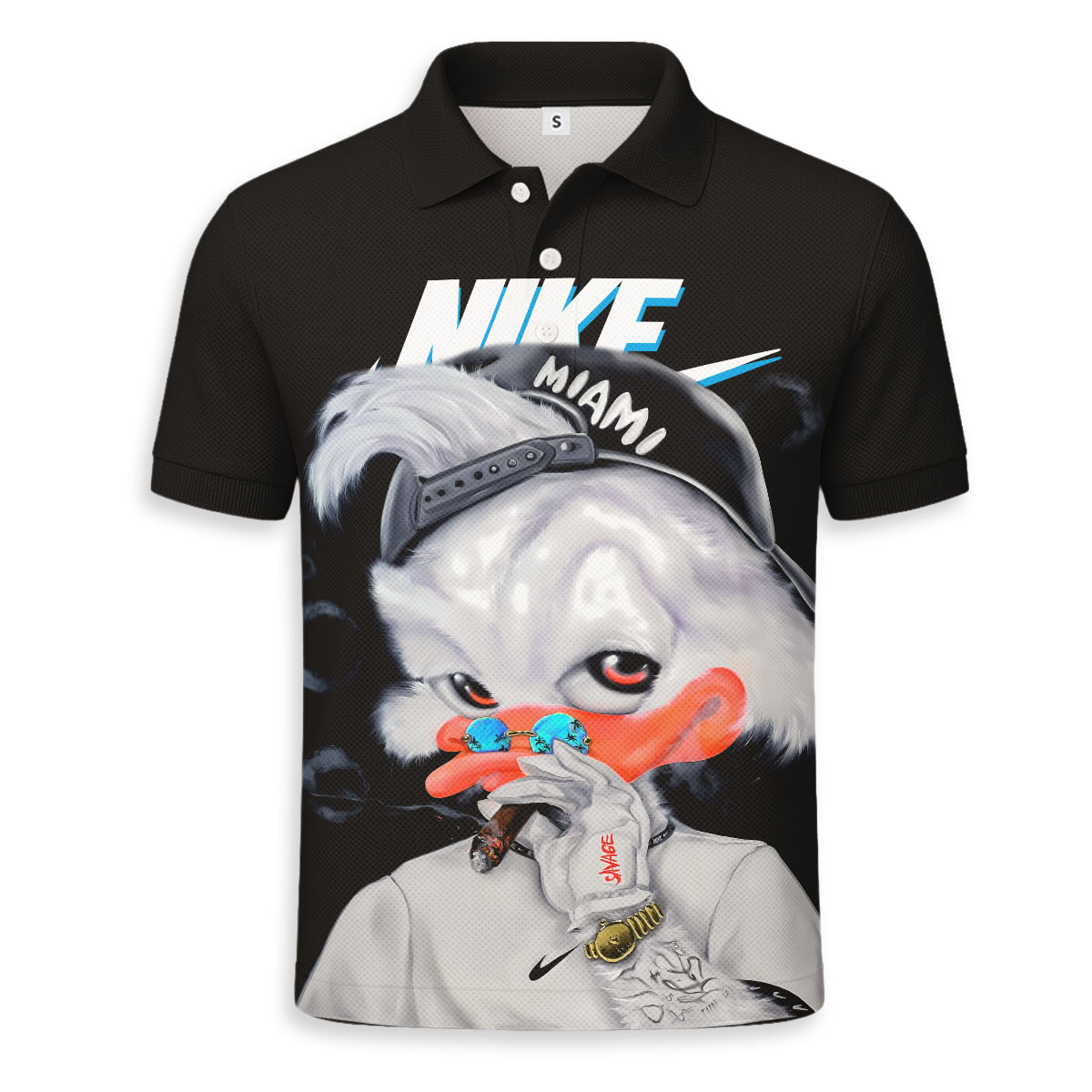 NIKE, Donald Duck - Unisex Polo Shirt - Regular Fit
