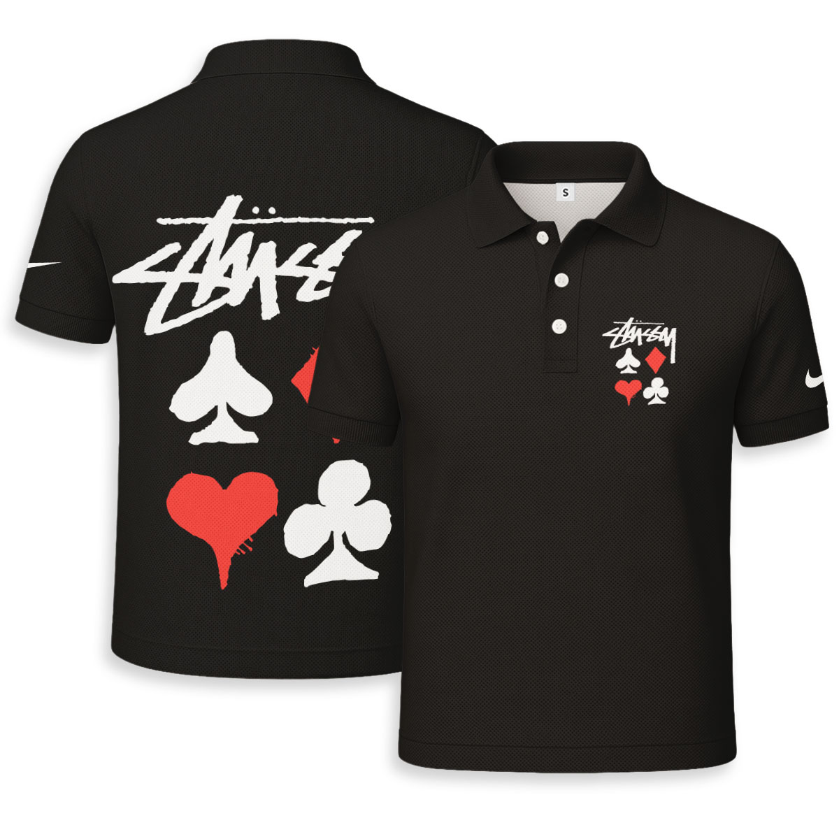 Stussy Unisex Polo Shirt - Regular Fit
