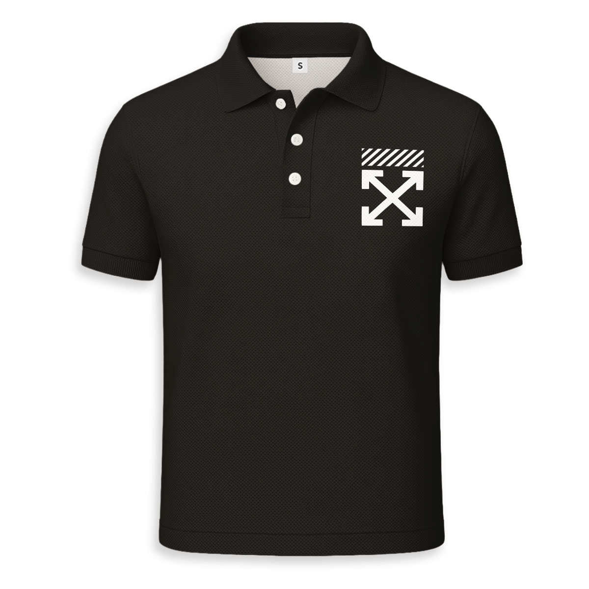 OFF WHITE, Bart Simpson - Unisex Polo Shirt - Regular Fit