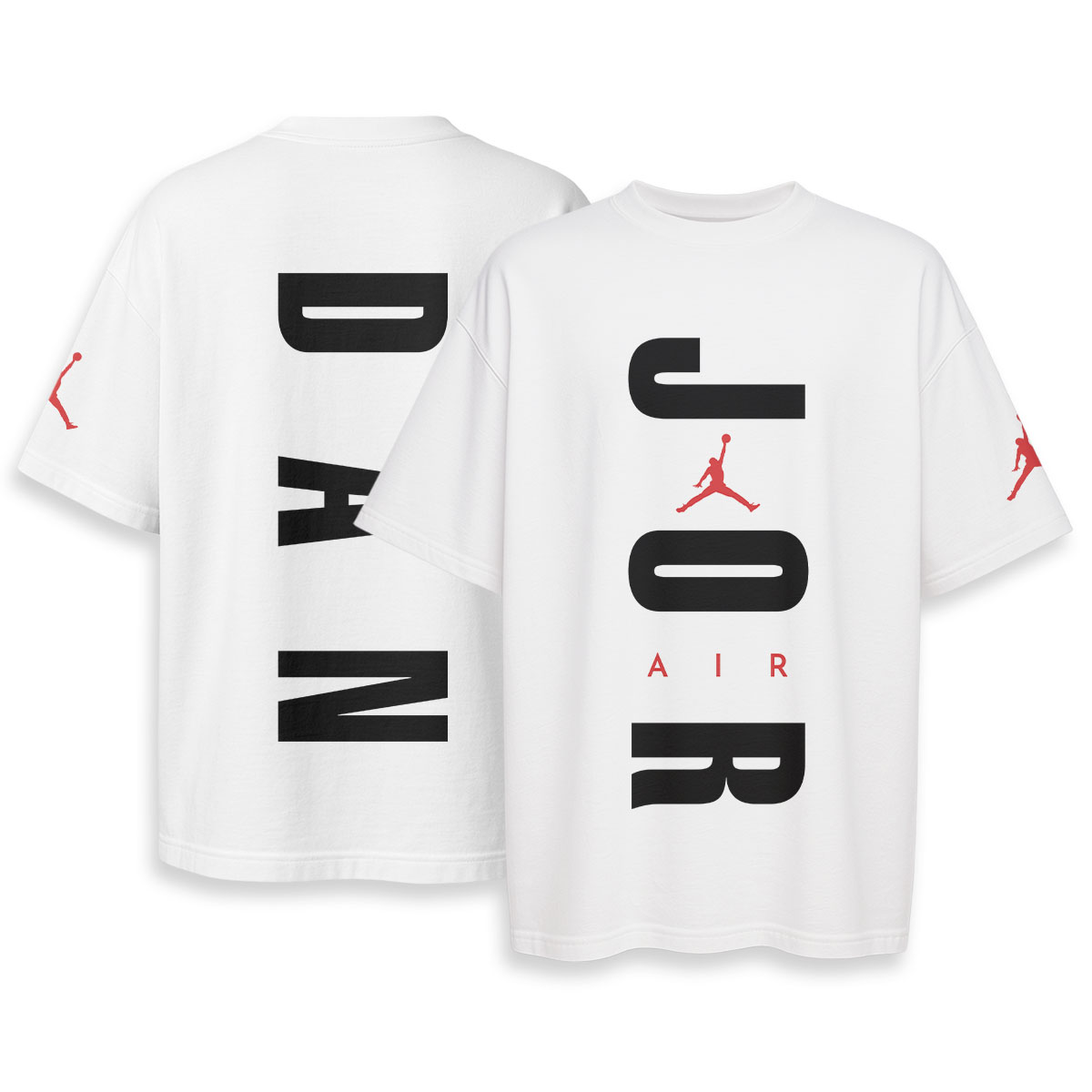 JORDAN - Boxy Drop-Shoulder Tee - Streetwear Fashion