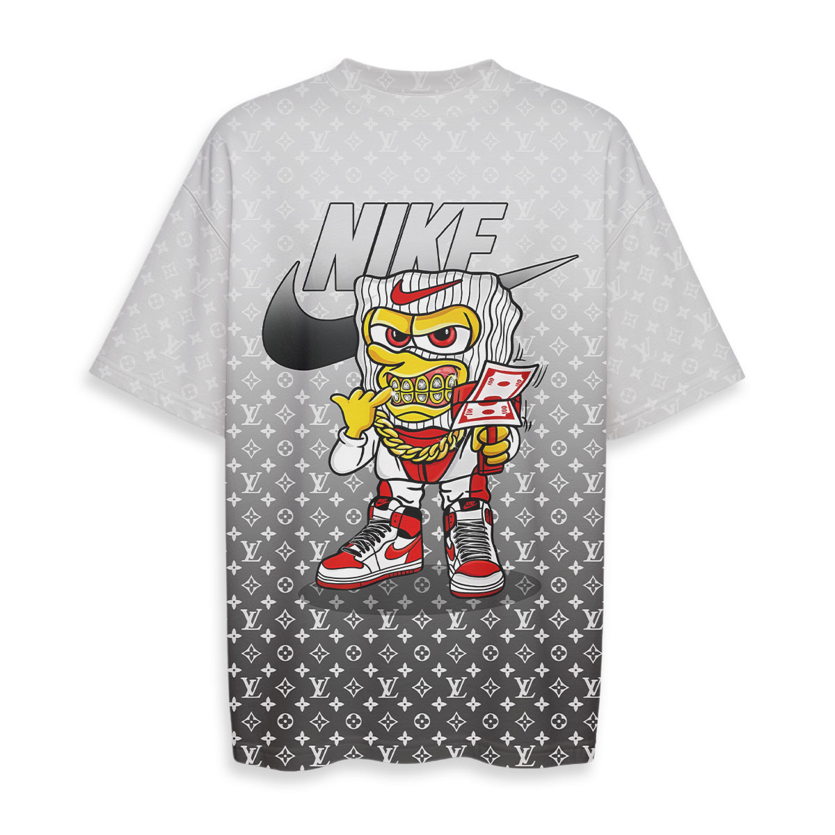 NIKE, Spongebob - Boxy Drop-Shoulder Tee - Streetwear Fashion