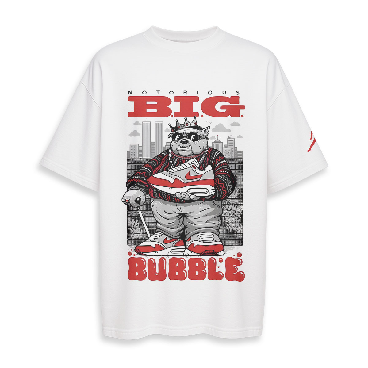 JORDAN Sneaker - Boxy Drop-Shoulder Tee - Streetwear Fashion