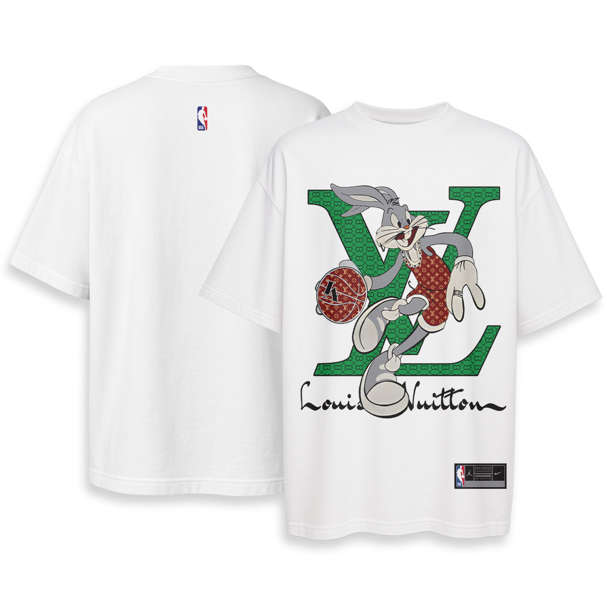 LOUIS VUITTON Basketball - Boxy Drop-Shoulder Tee - Streetwear Fashion