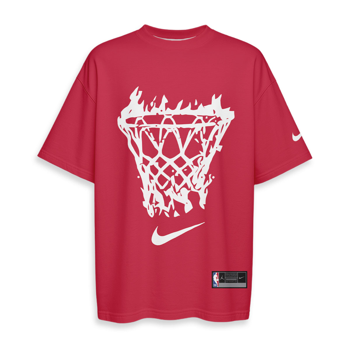 NIKE Basketball - Boxy Drop-Shoulder Tee - Streetwear Fashion