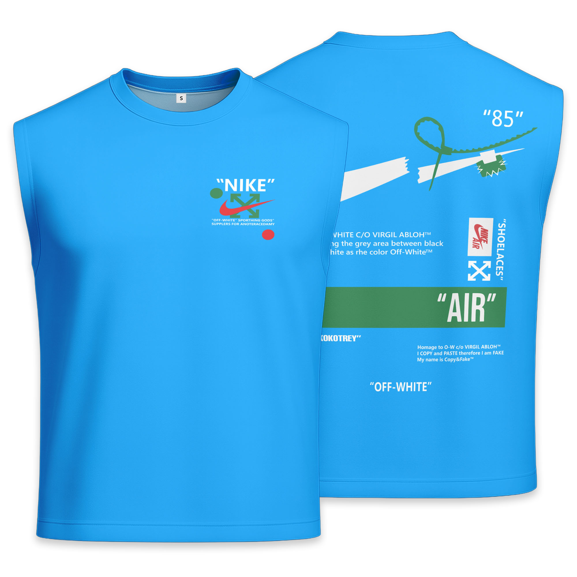 Off White Nike - Men's Premium Tank - Regular Fit