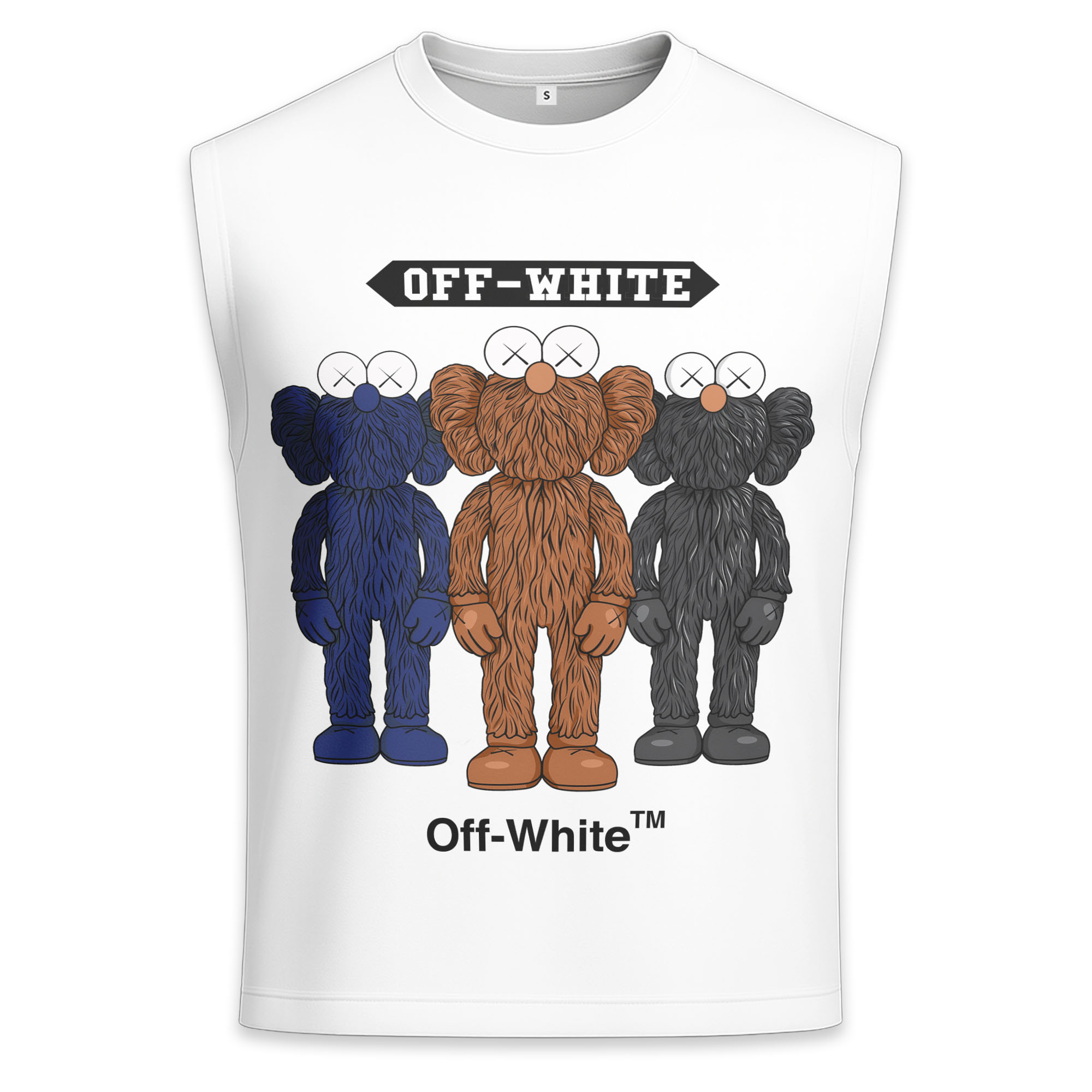 OFF WHITE, Kaws - Men's Premium Tank - Regular Fit