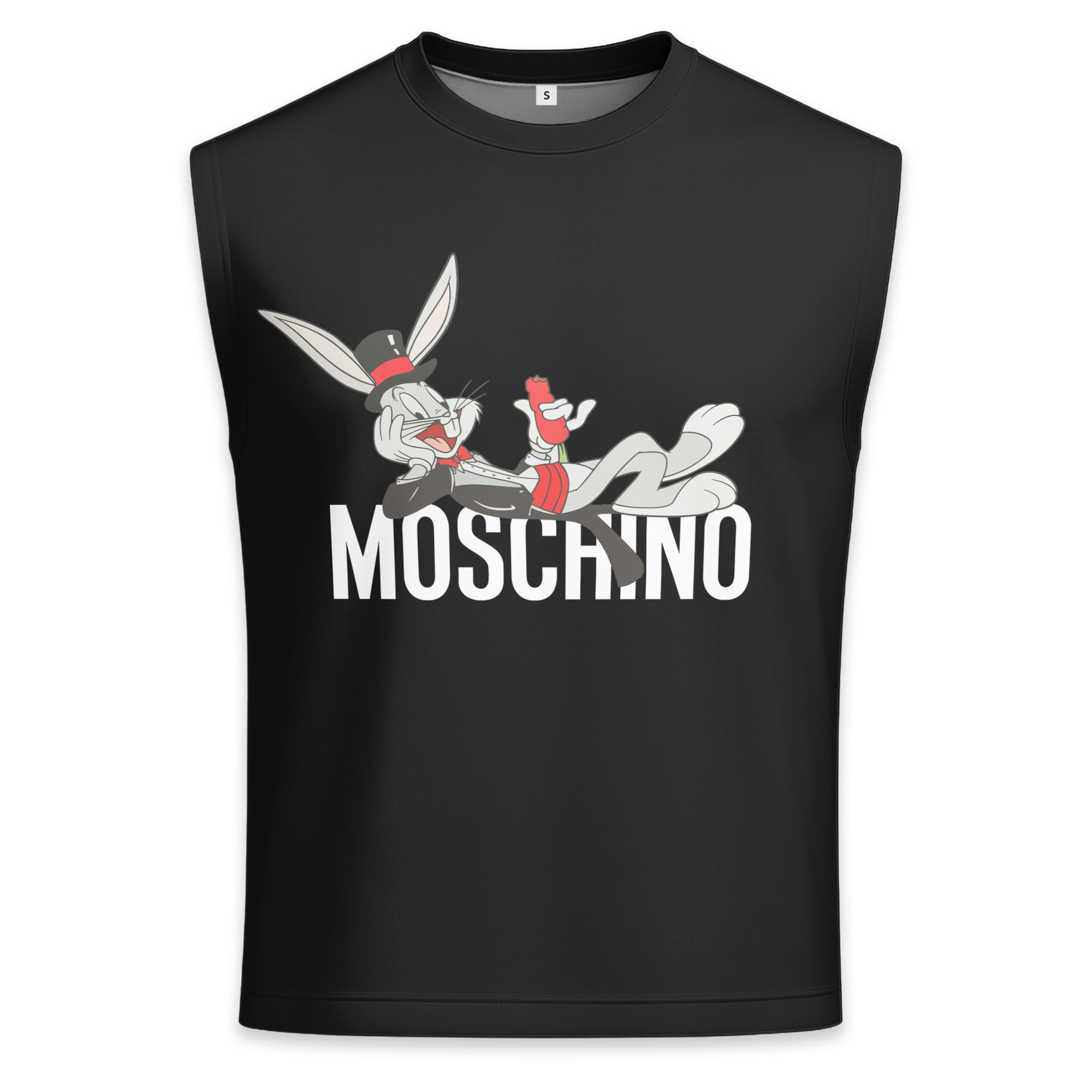 Moschino, Bugs Bunny - Men's Premium Tank - Regular Fit