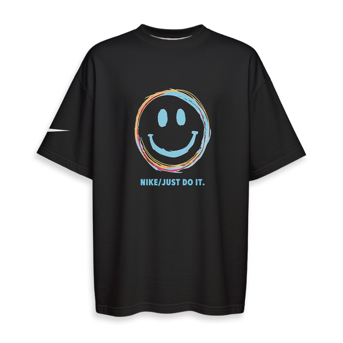 NIKE Smile-Just Do It - Oversized Boxy Tee