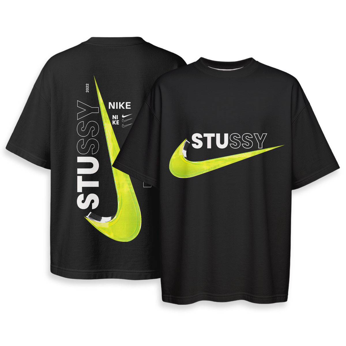 NIKE, STUSSY - Oversized Boxy Tee