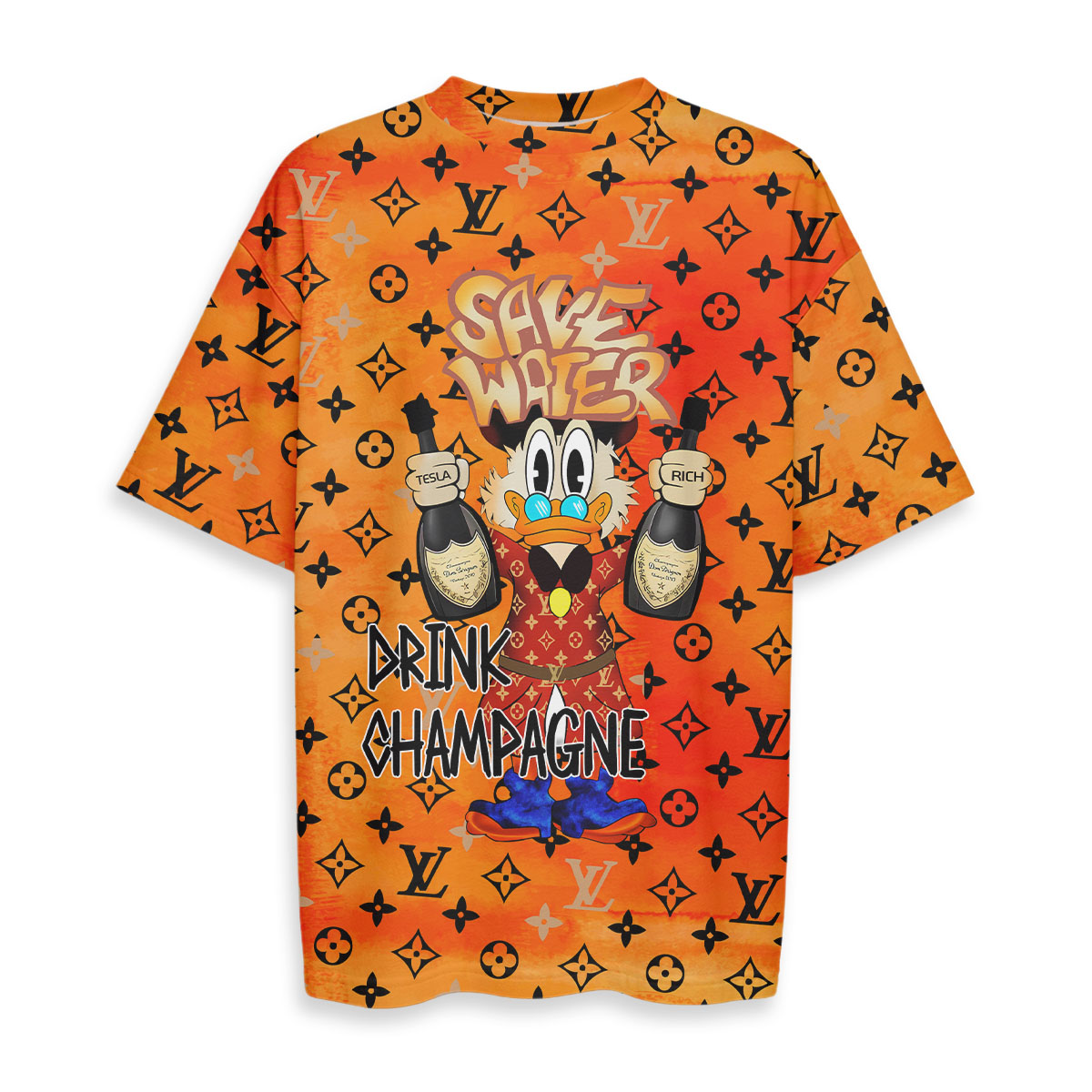 Donald Duck, LOUIS VUITTON - Oversized Boxy Tee