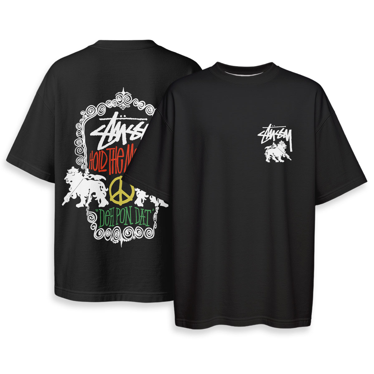 STUSSY - Oversized Boxy Tee