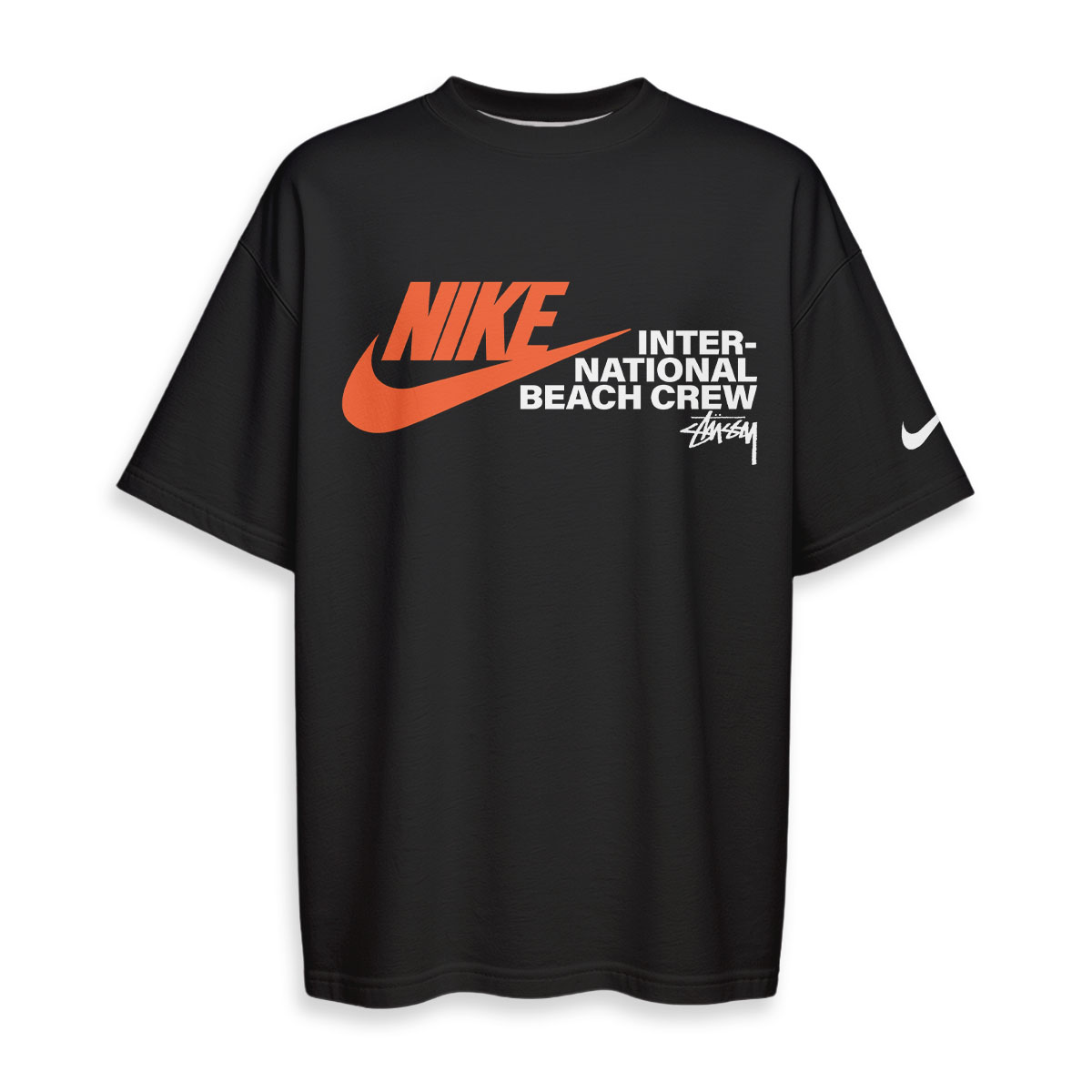 STUSSY, NIKE - Oversized Boxy Tee