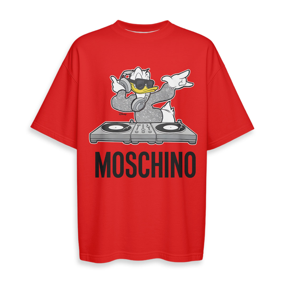 Moschino, Donald Duck - Oversized Boxy Tee