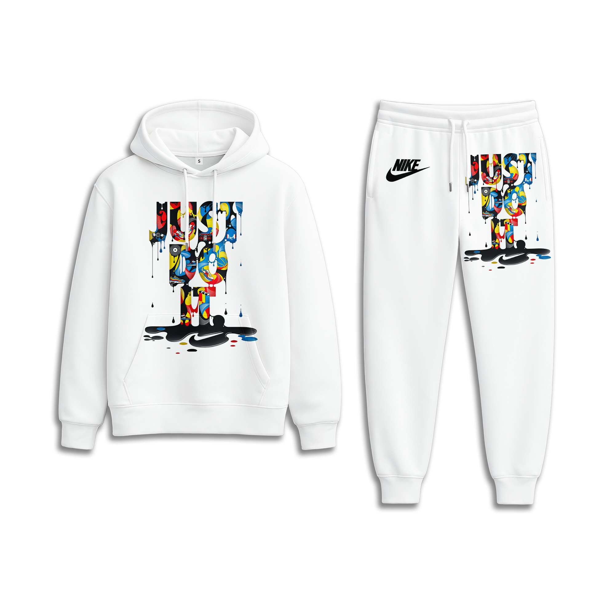 Just Do It -NIKE - Unisex Hoodie Joggers Set