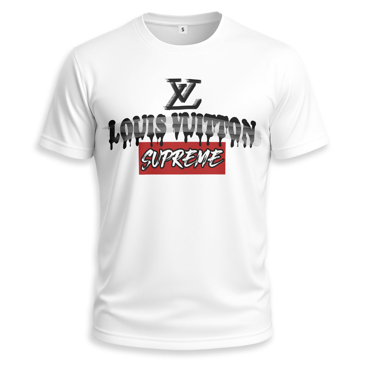 LOUIS VUITTON x SUPREME Unisex T-shirt - Regular Fit