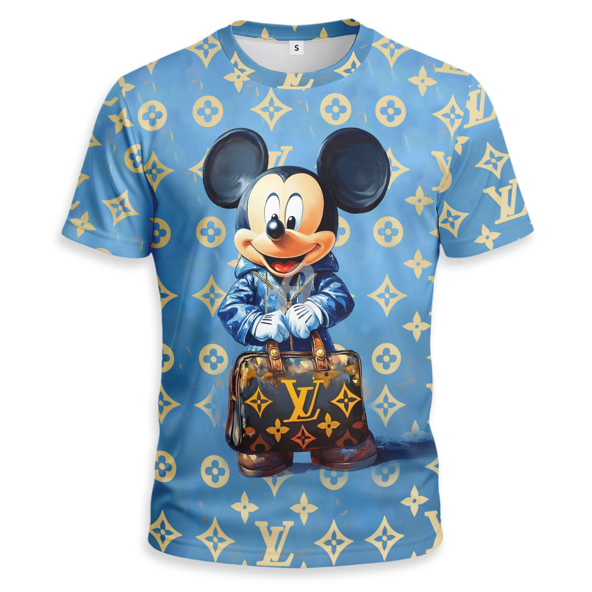 LOUIS VUITTON, Mickey Mouse Unisex T-shirt - Regular Fit