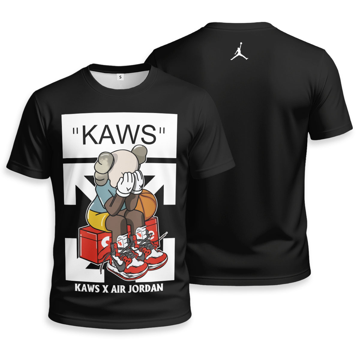 OFF WHITE, Supreme, Kaws, JORDAN Unisex T-shirt - Regular Fit