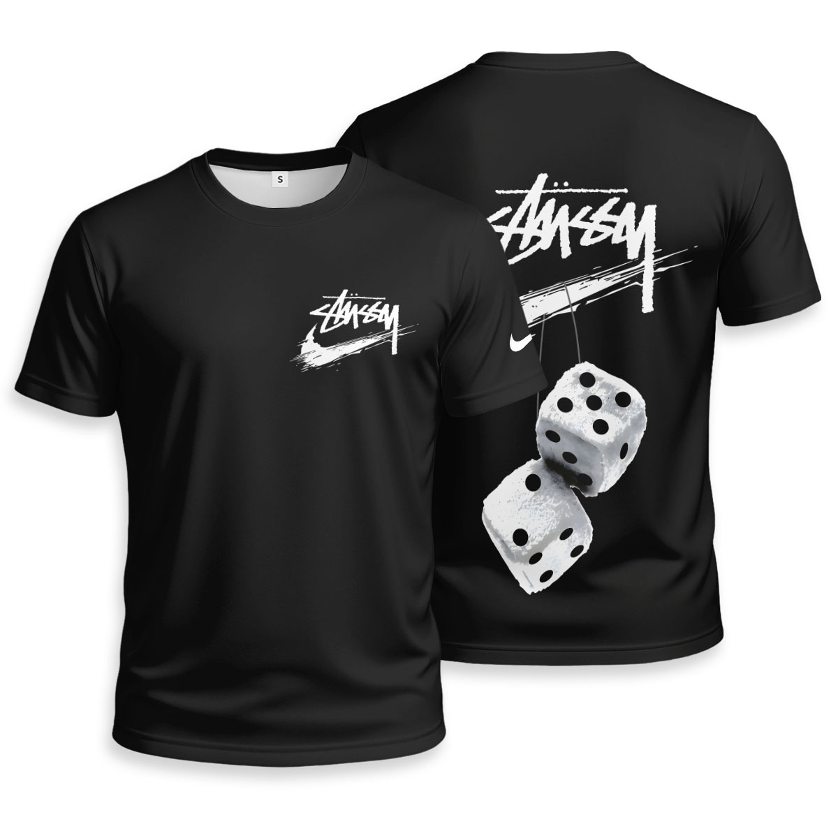 STUSSY, NIKE Unisex T-shirt - Regular Fit