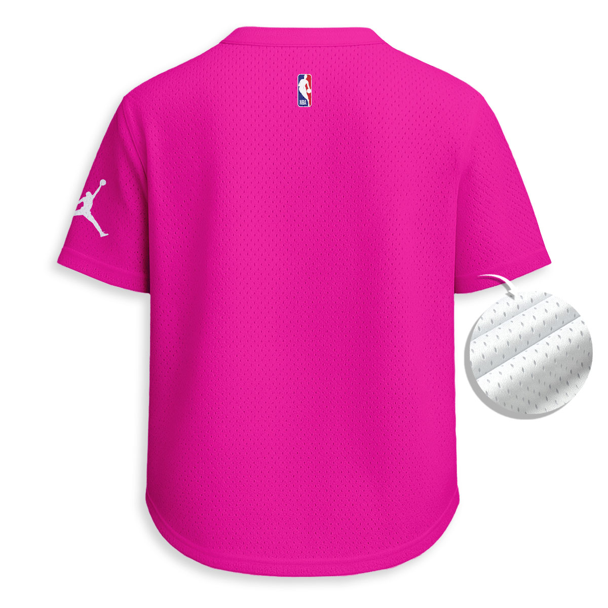 JORDAN - Unisex V-Neck Mesh Tee - Relaxed Fit