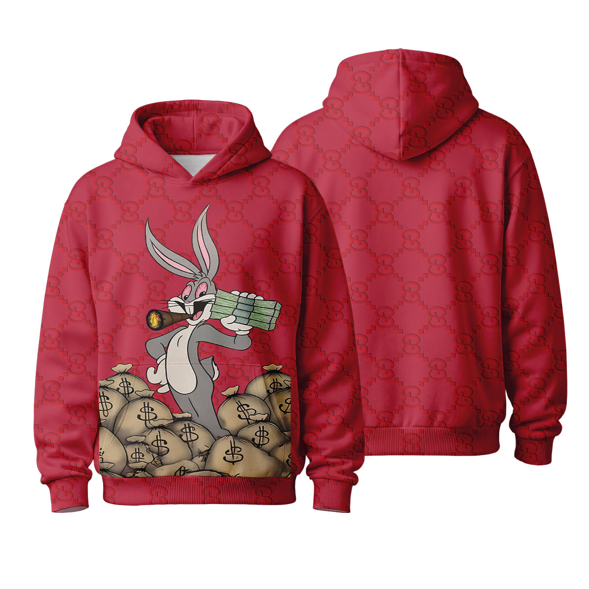 Bugs Bunny x GUCCI - Hoodie (Adult & Kids)