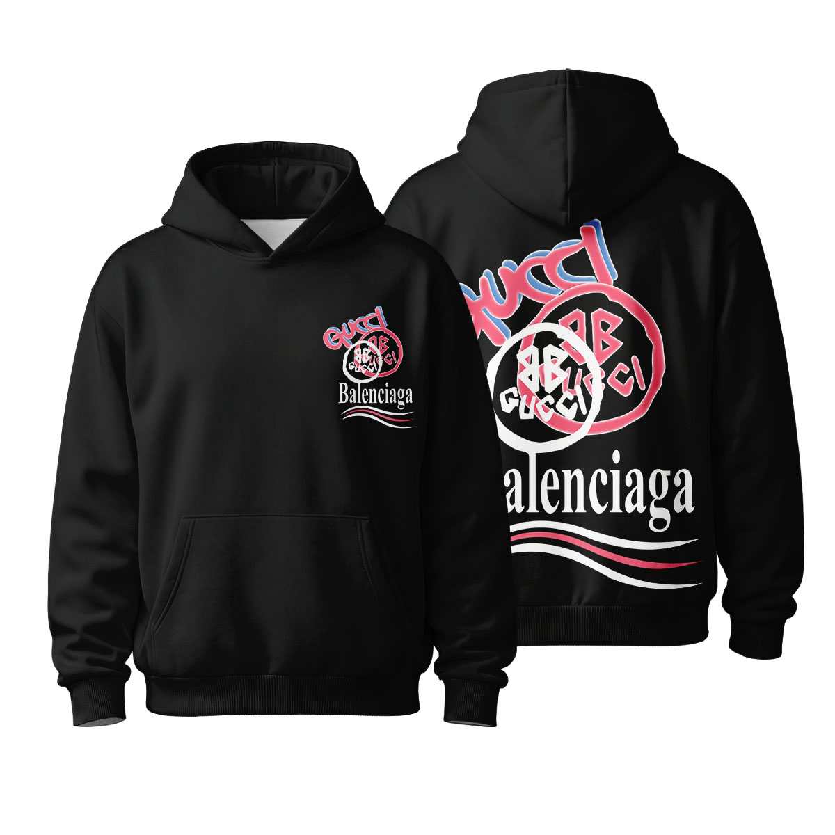 GUCCI x BALENCIAGA - Hoodie (Adult & Kids)