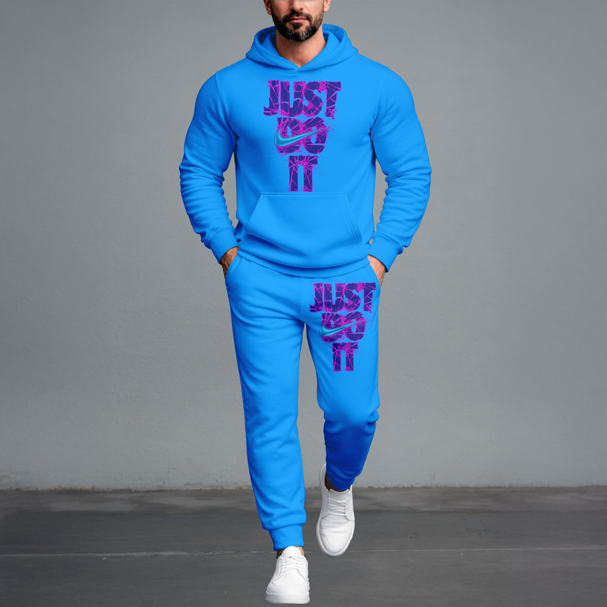 Just Do It Unisex Hoodie & Joggers Set