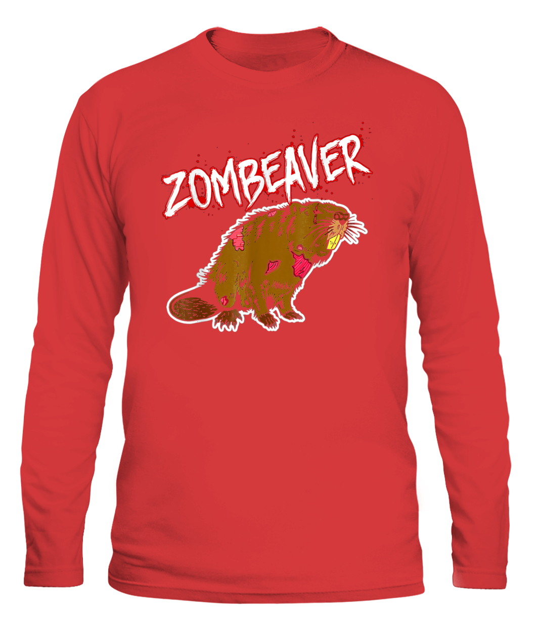 Zombie Animal Shirt Zombeaver Wild Life Halloween Tee TShirt