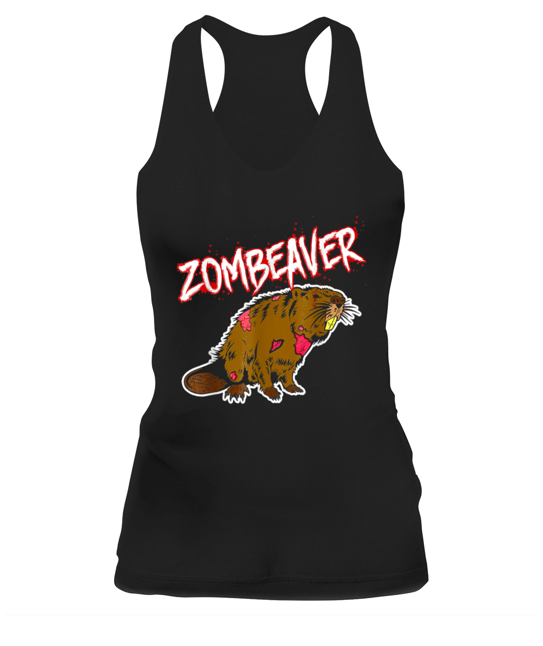 Zombie Animal Shirt Zombeaver Wild Life Halloween Tee TShirt