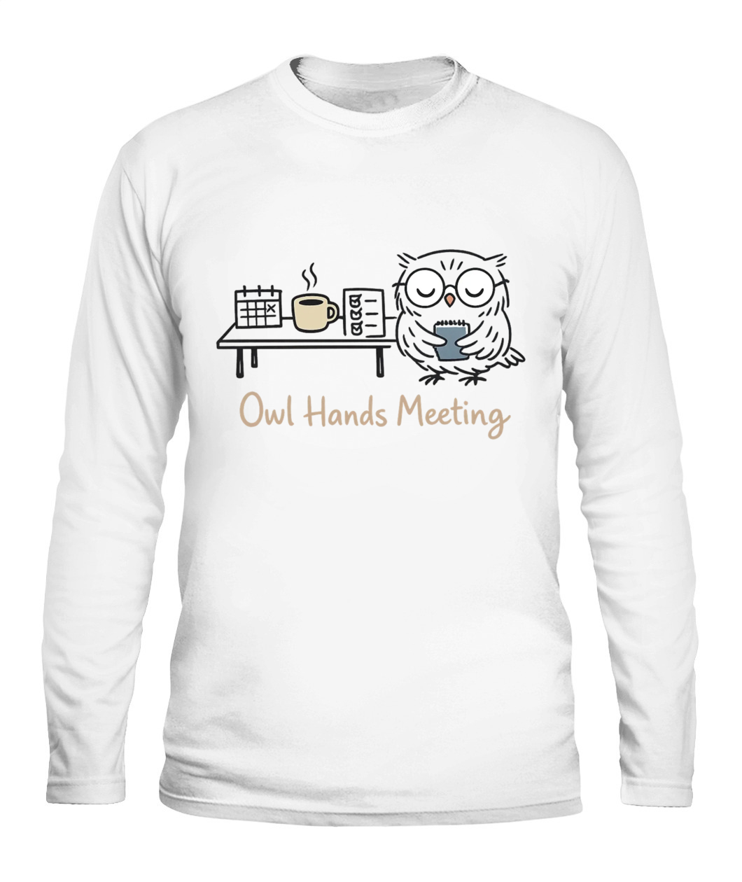 Owl Hands Meeting Long Sleeve Shirt