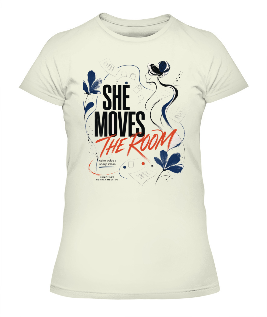 She Moves The Room Fitted Tee