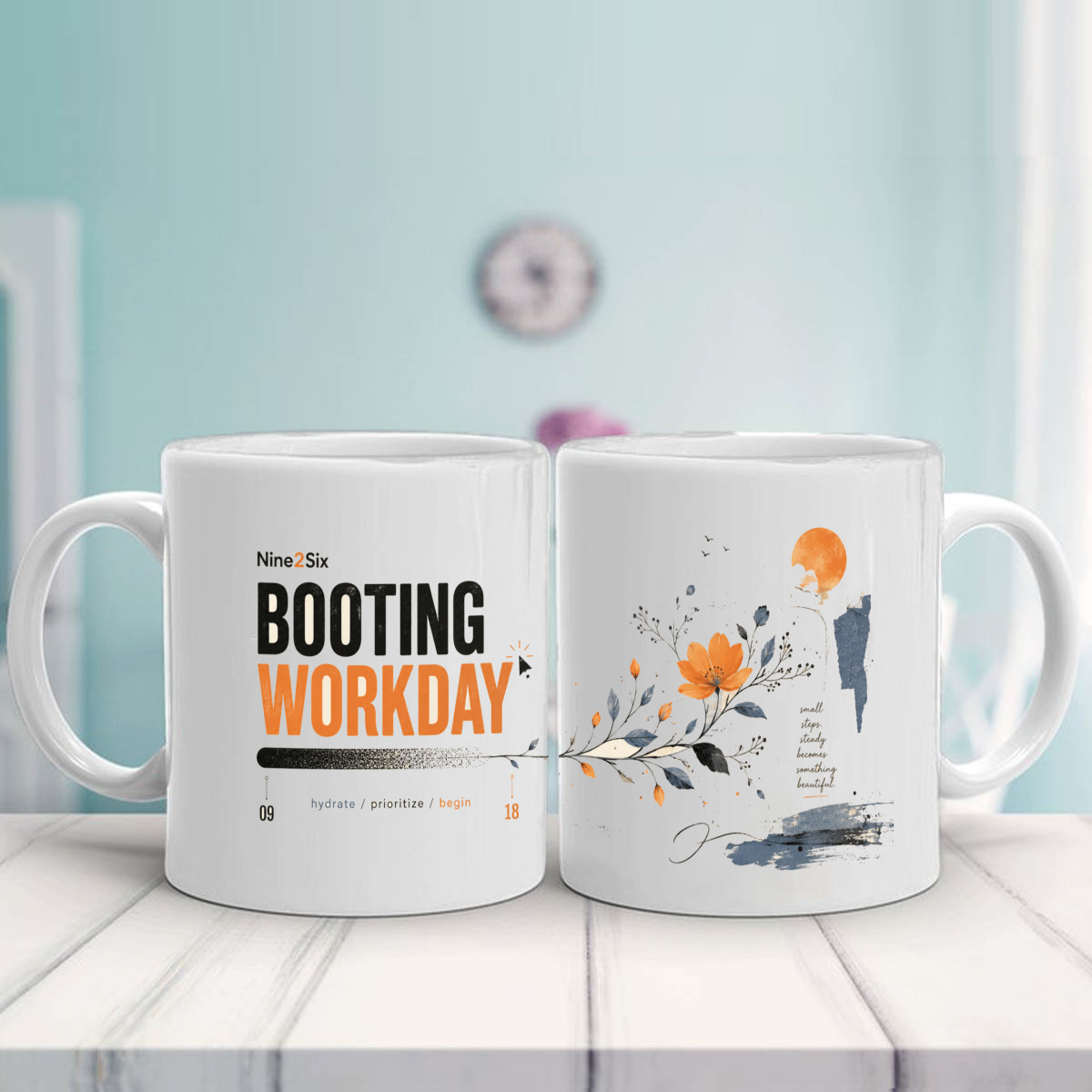 Workday Boot Bloom Mug