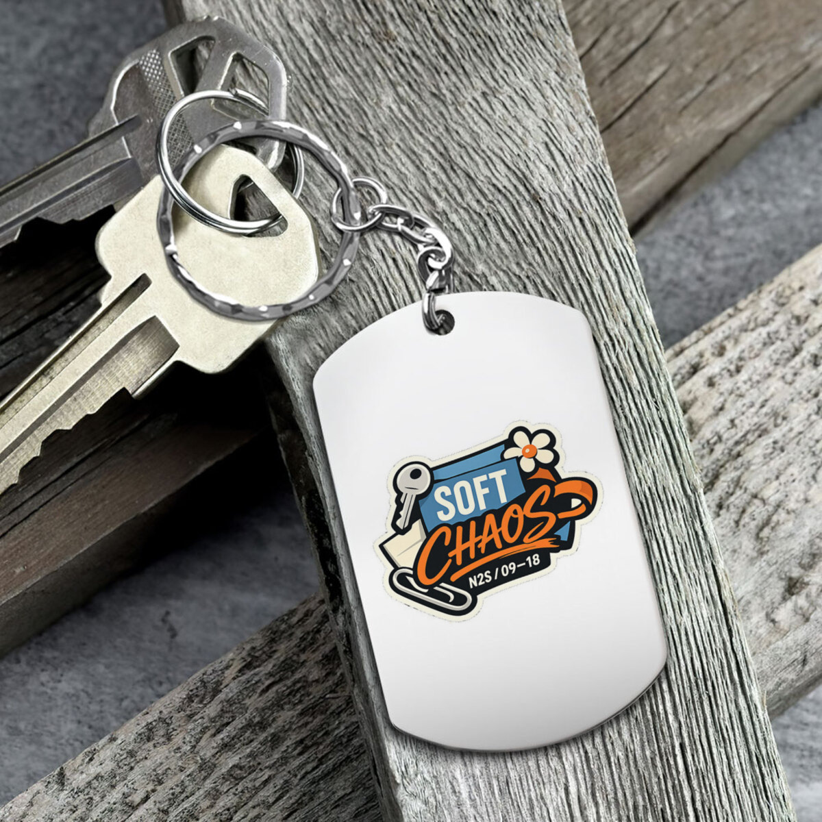 Soft Chaos Keychain