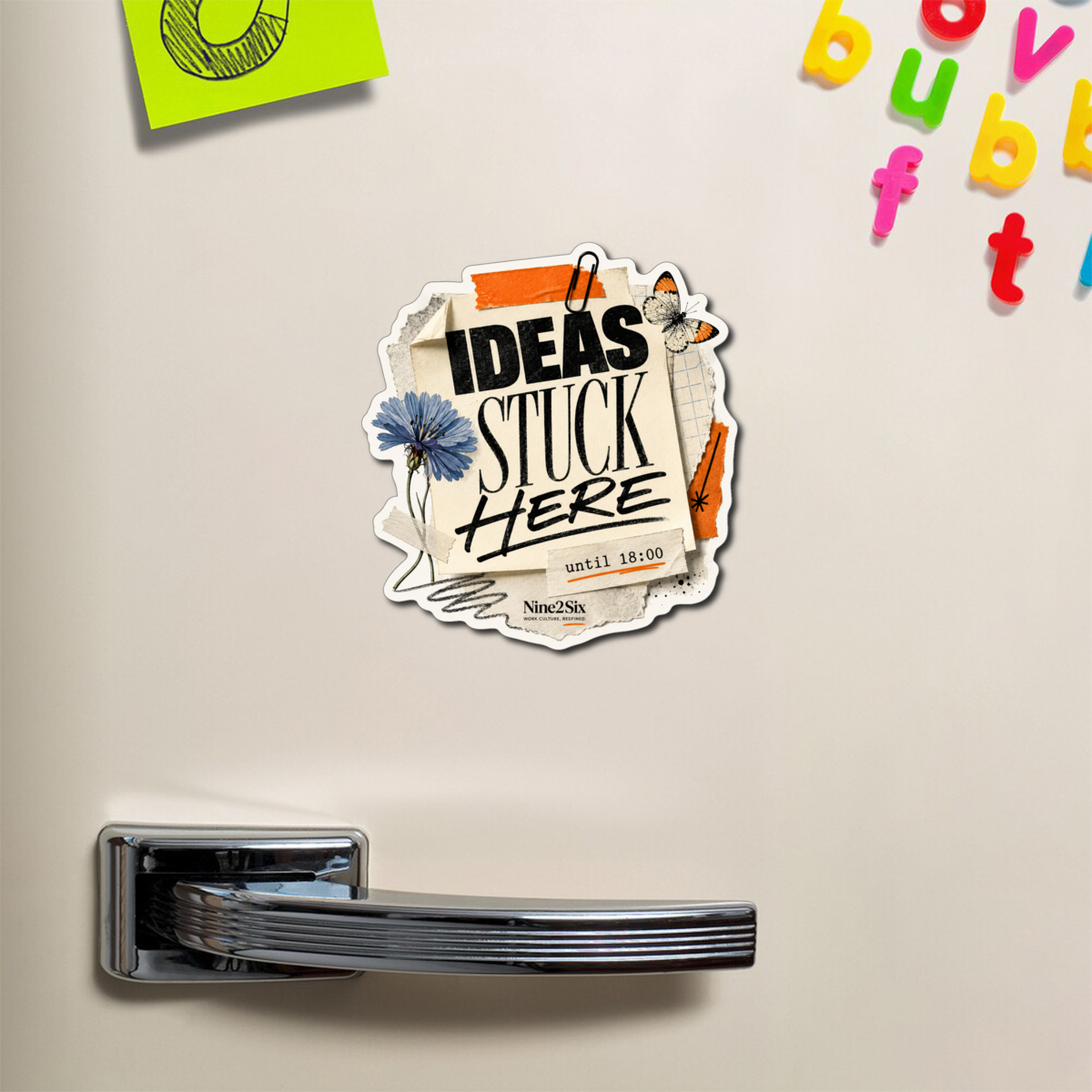 Ideas Stuck Here Magnet